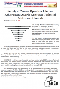 SOC Lifetime Achievement Awards